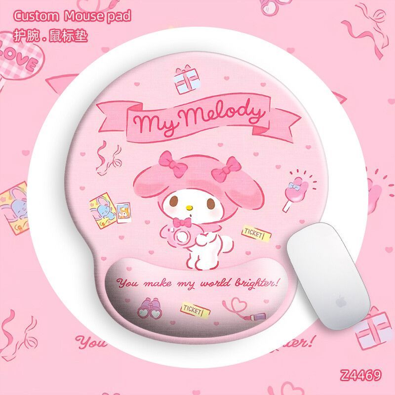 Kawaii Tech Accessories - Cute Character Wrist Mouse Pad Kawaii