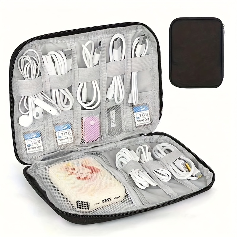 1pc Cable Organizer Case Multi - огляд і ціна Tech Accessories Travel Organizer Pouch