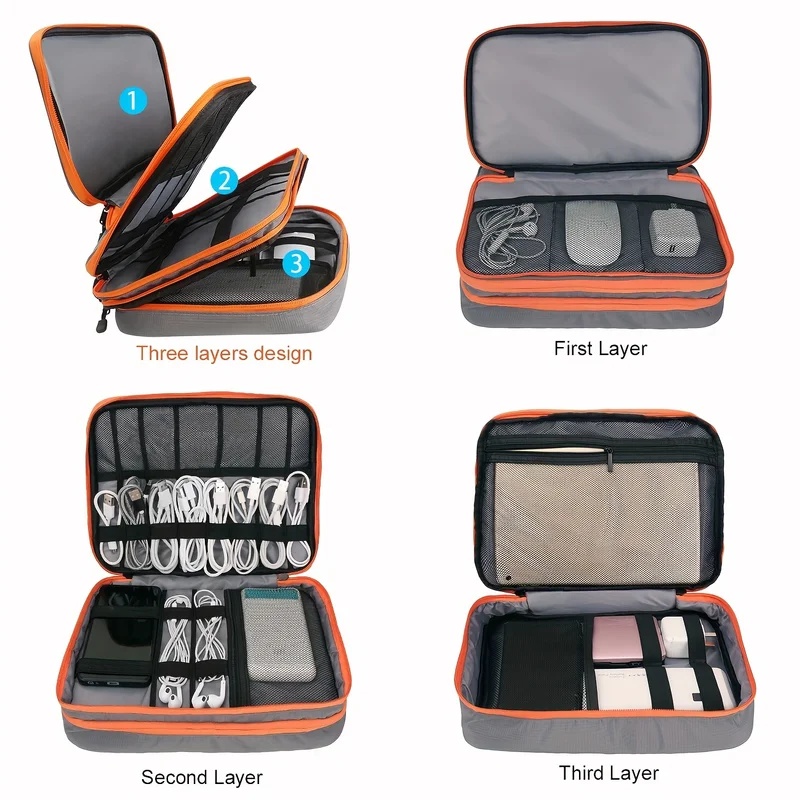 Multi-Layer Electronic Organiz - огляд і ціна Tech Accessories Case